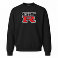 Men’s GTR Car Crewneck Sweatshirt | Color: Black | Front