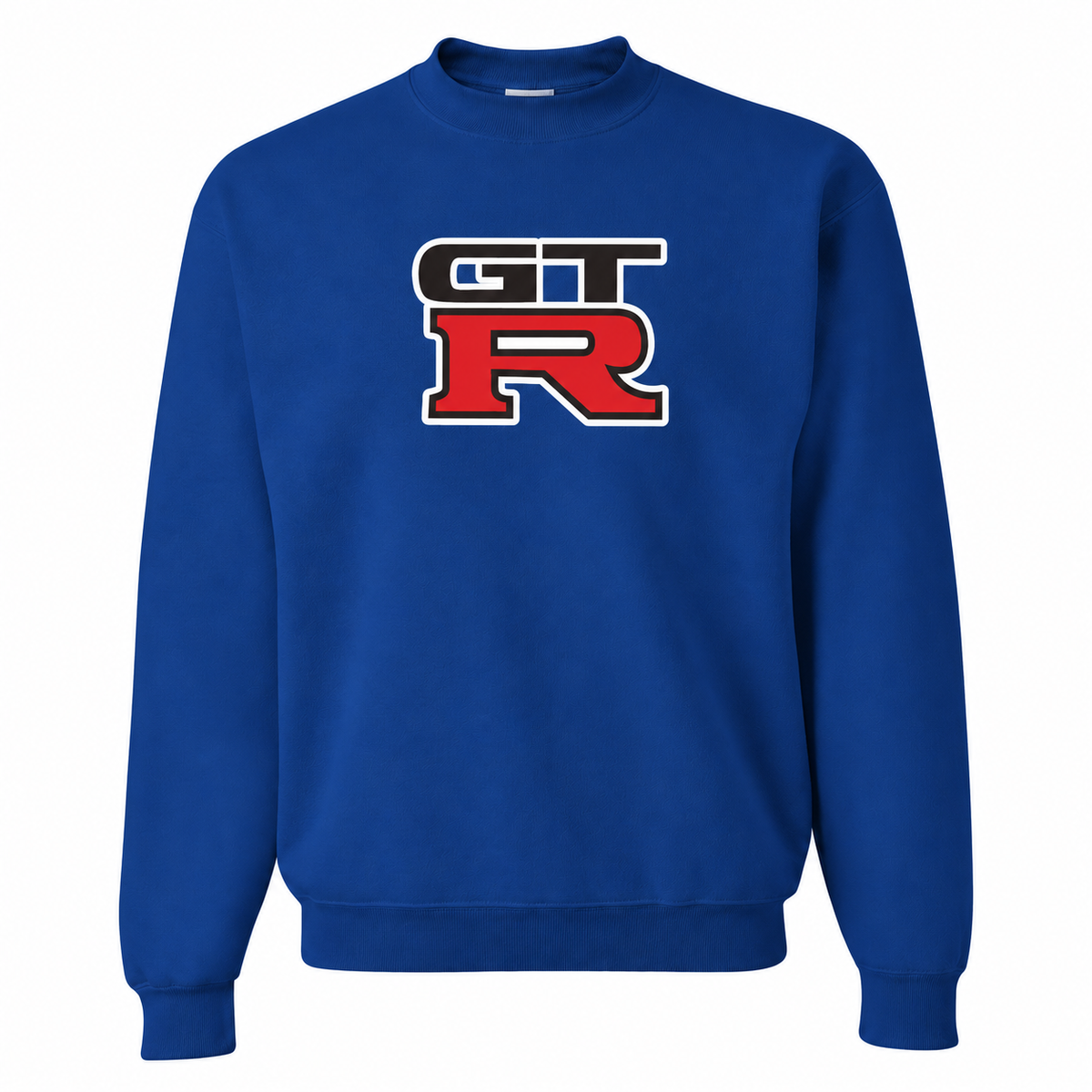 Men’s GTR Car Crewneck Sweatshirt | Color: Blue | Front