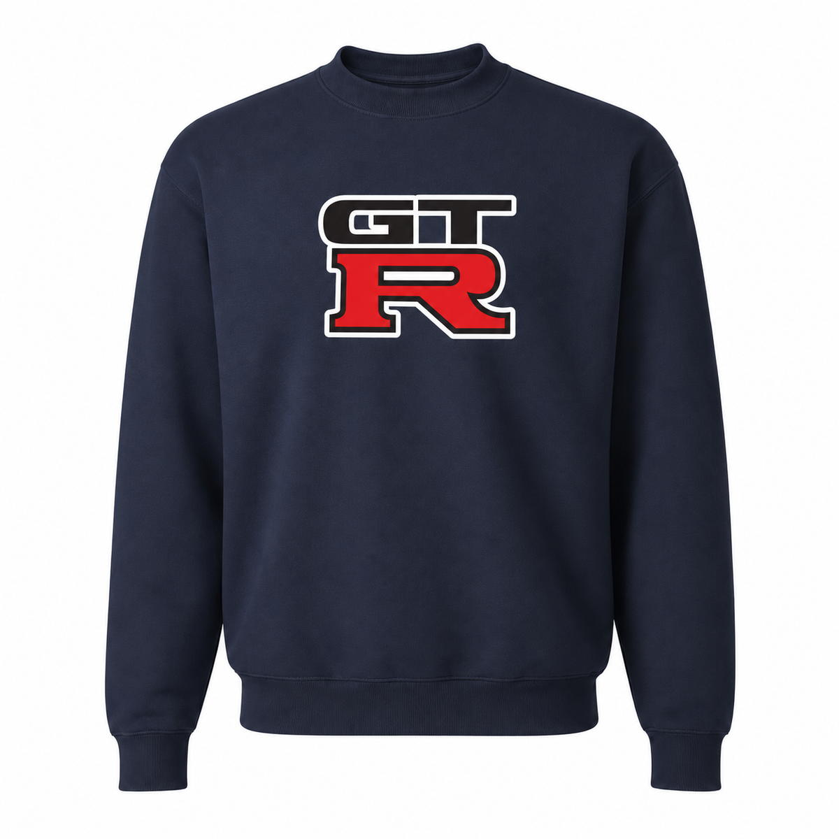 Men’s GTR Car Crewneck Sweatshirt | Color: Navy | Front