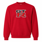 Men’s GTR Car Crewneck Sweatshirt | Color: Red | Front