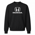 Men’s Honda Car Crewneck Sweatshirt | Color: Black | Front