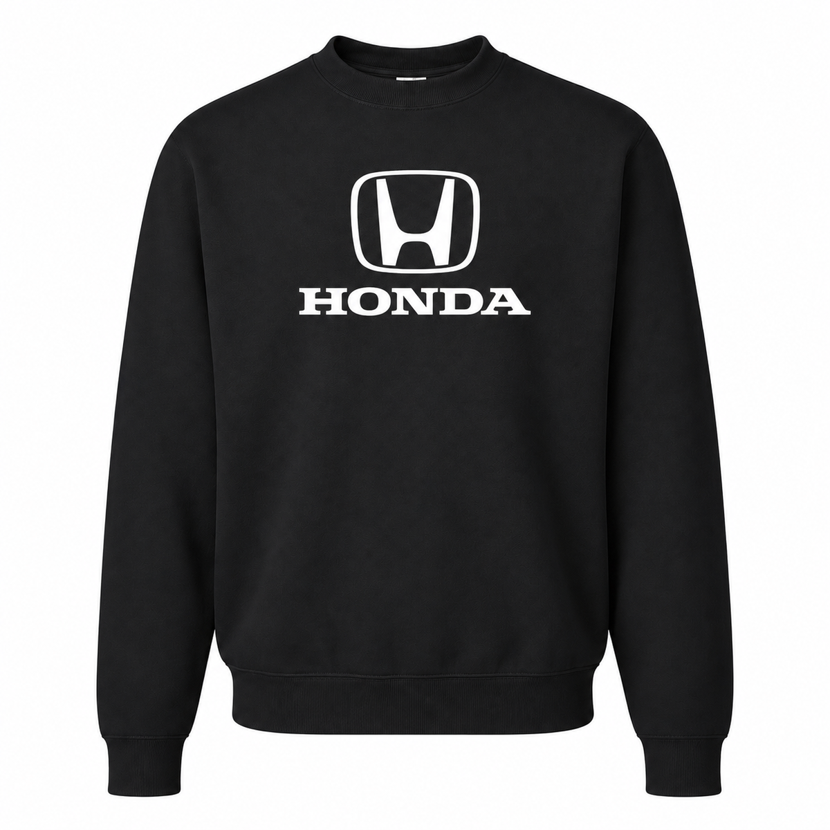Men’s Honda Car Crewneck Sweatshirt | Color: Black | Front