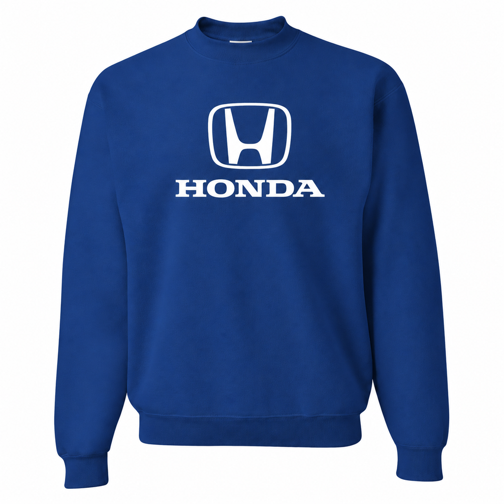 Men’s Honda Car Crewneck Sweatshirt | Color: Blue | Front