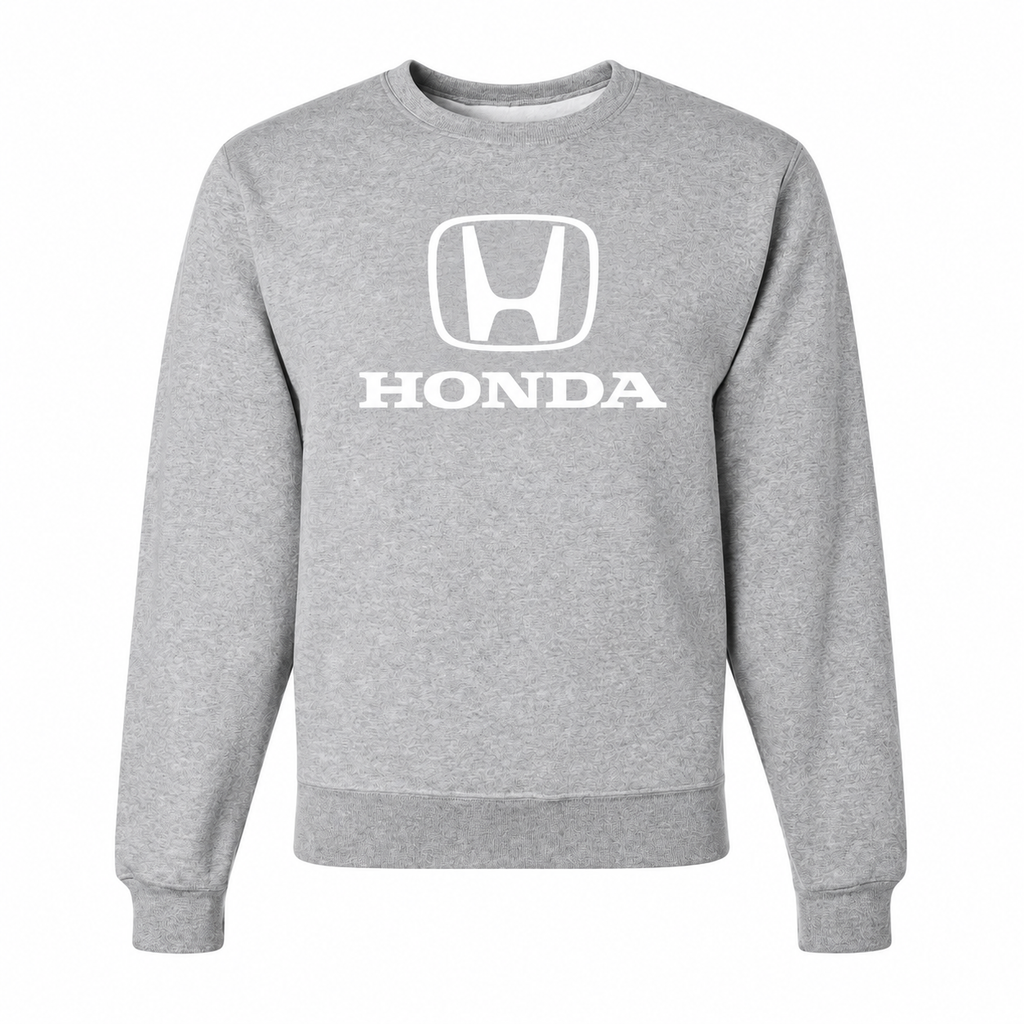Men’s Honda Car Crewneck Sweatshirt | Color: Gray | Front