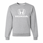 Men’s Honda Car Crewneck Sweatshirt | Color: Gray | Front