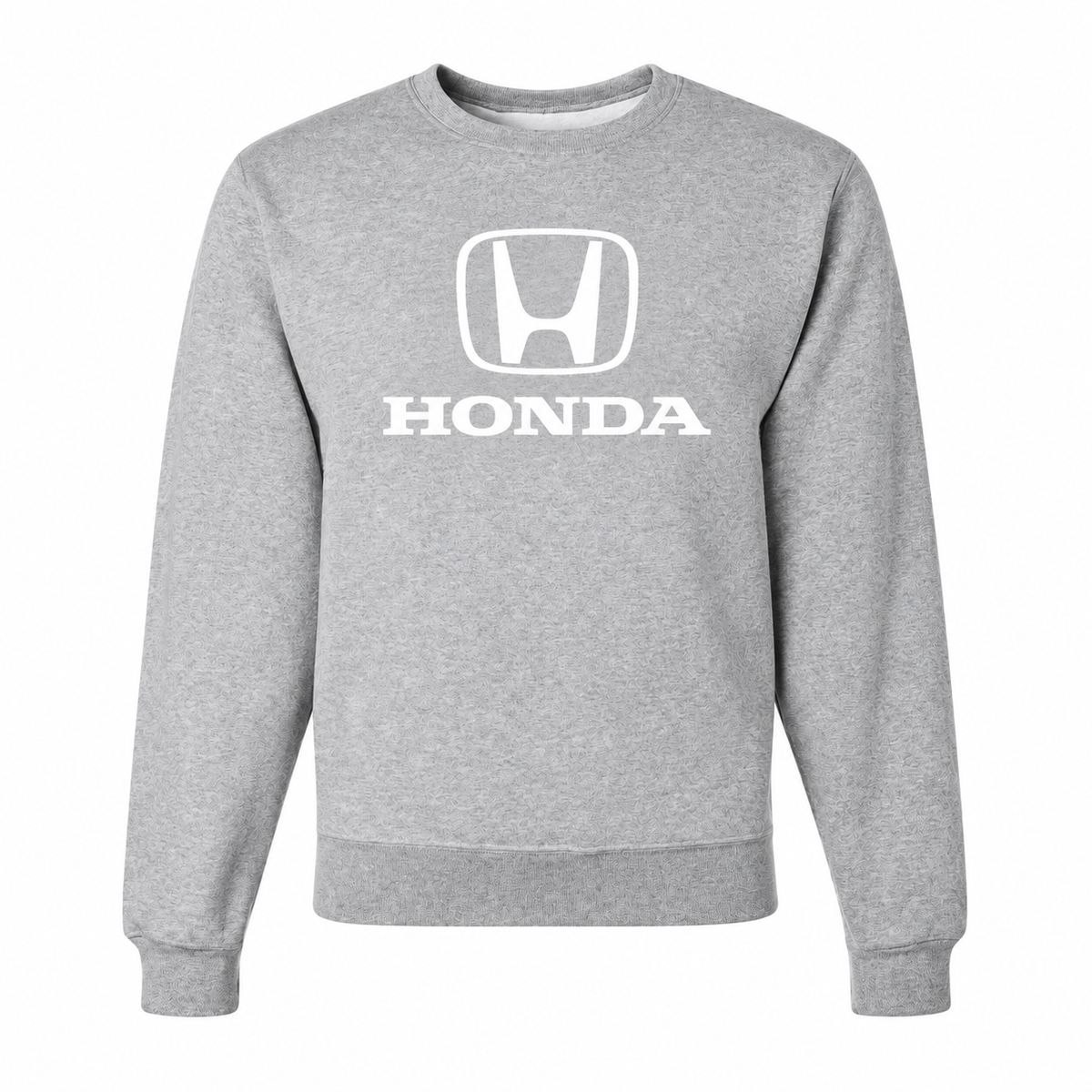 Men’s Honda Car Crewneck Sweatshirt | Color: Gray | Front
