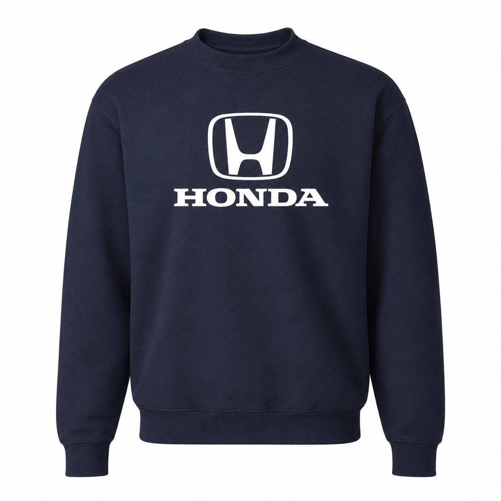 Men’s Honda Car Crewneck Sweatshirt | Color: Navy | Front