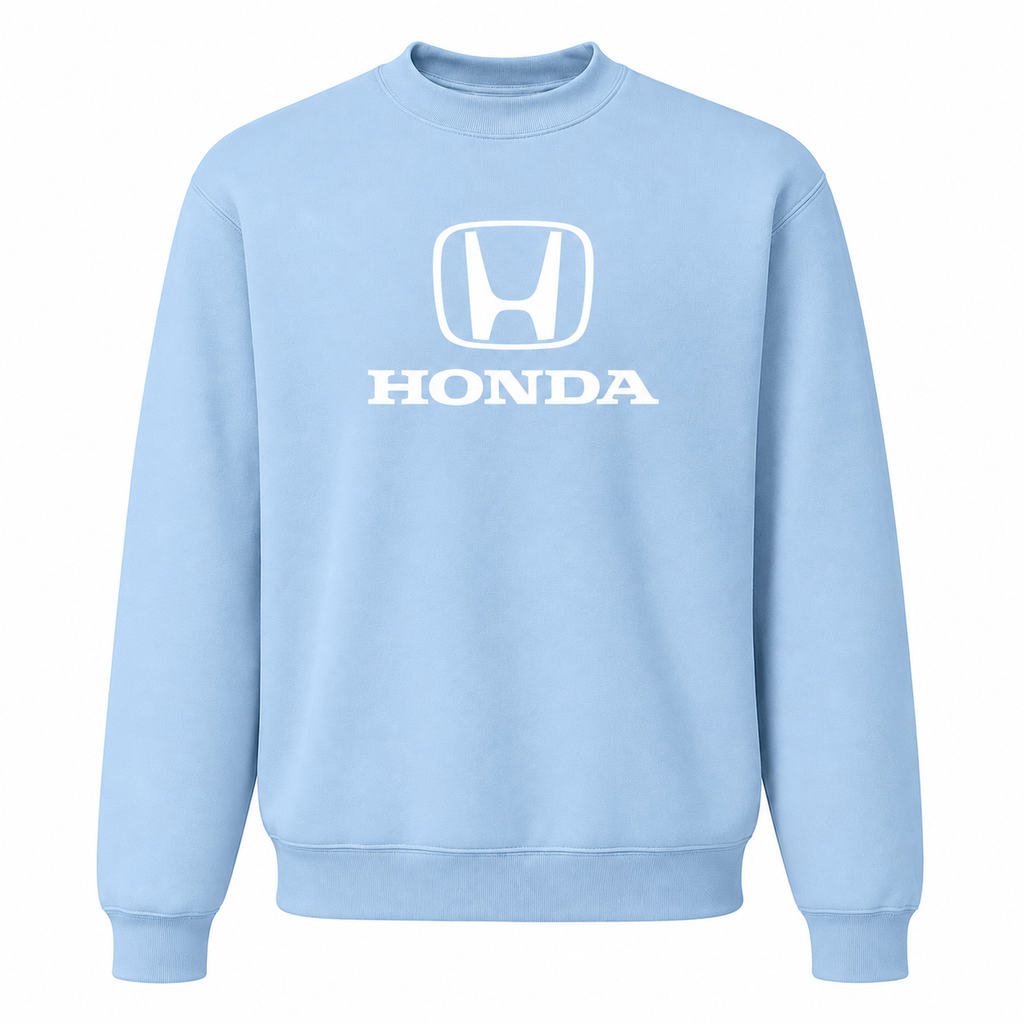 Men’s Honda Car Crewneck Sweatshirt | Color: Sky Blue | Front