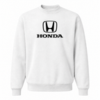 Men’s Honda Car Crewneck Sweatshirt | Color: White | Front