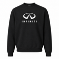 Men’s Infiniti Luxury Car Crewneck Sweatshirt | Color: Black | Front
