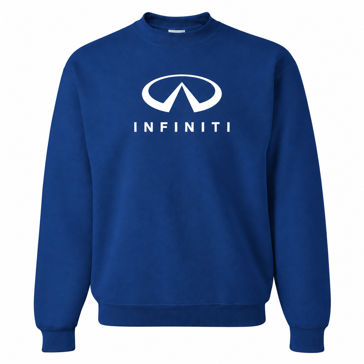 Men’s Infiniti Luxury Car Crewneck Sweatshirt | Color: Blue | Front