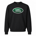 Men’s Land Rover Car Crewneck Sweatshirt | Color: Black | Front