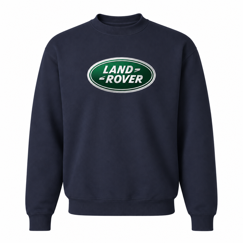 Men’s Land Rover Car Crewneck Sweatshirt | Color: Navy | Front
