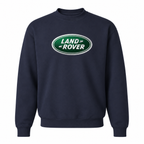 Men’s Land Rover Car Crewneck Sweatshirt | Color: Navy | Front