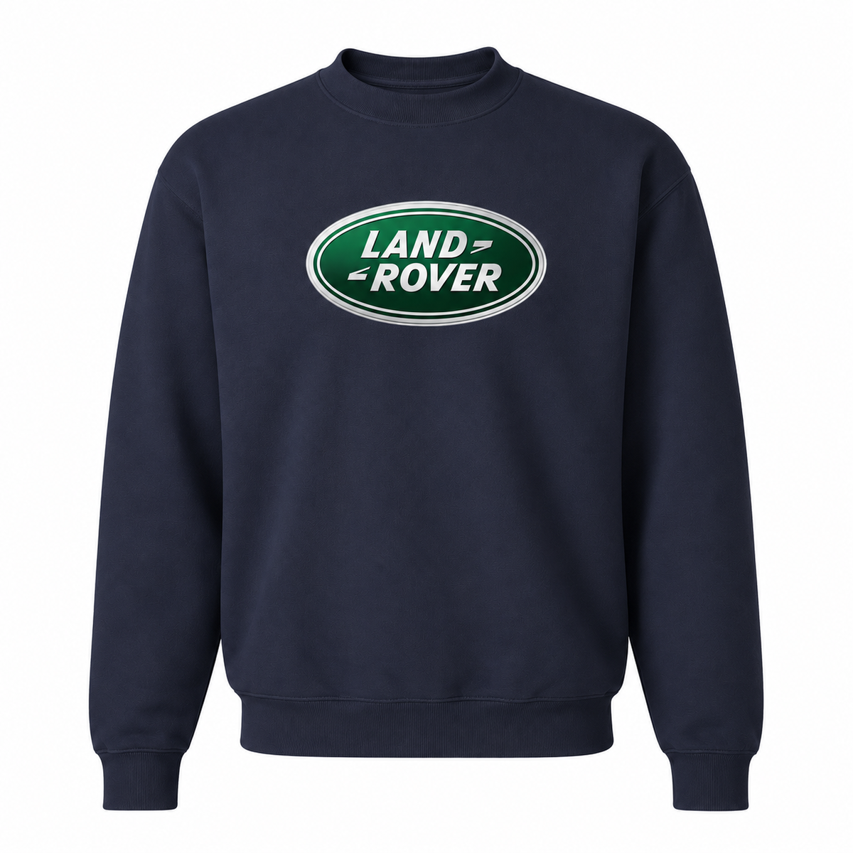 Men’s Land Rover Car Crewneck Sweatshirt | Color: Navy | Front
