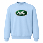 Men’s Land Rover Car Crewneck Sweatshirt | Color: Sky Blue | Front