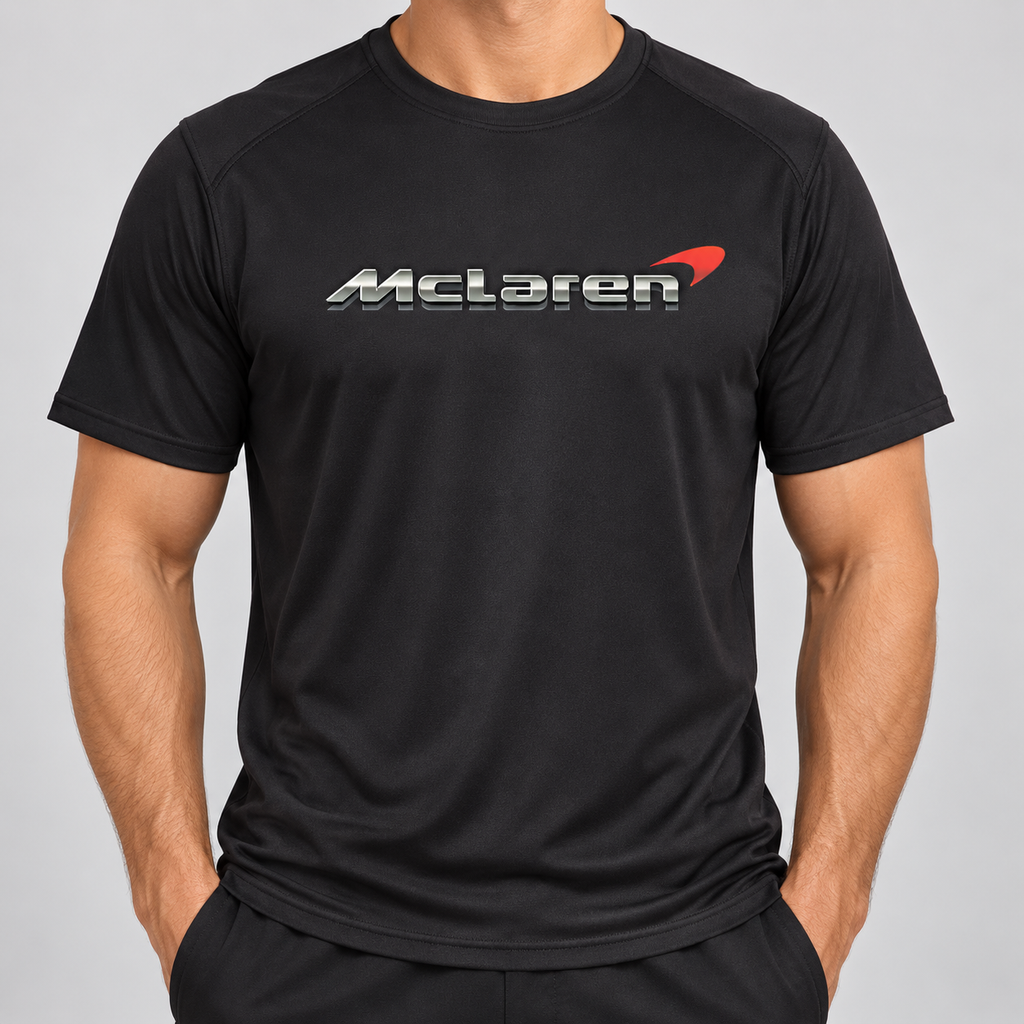 Men's Mclaren Polyester T-Shirt | Color: Black | Image 5