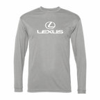 Men's Lexus Car - Polyester Long Sleeve T-Shirt | Silver | Front