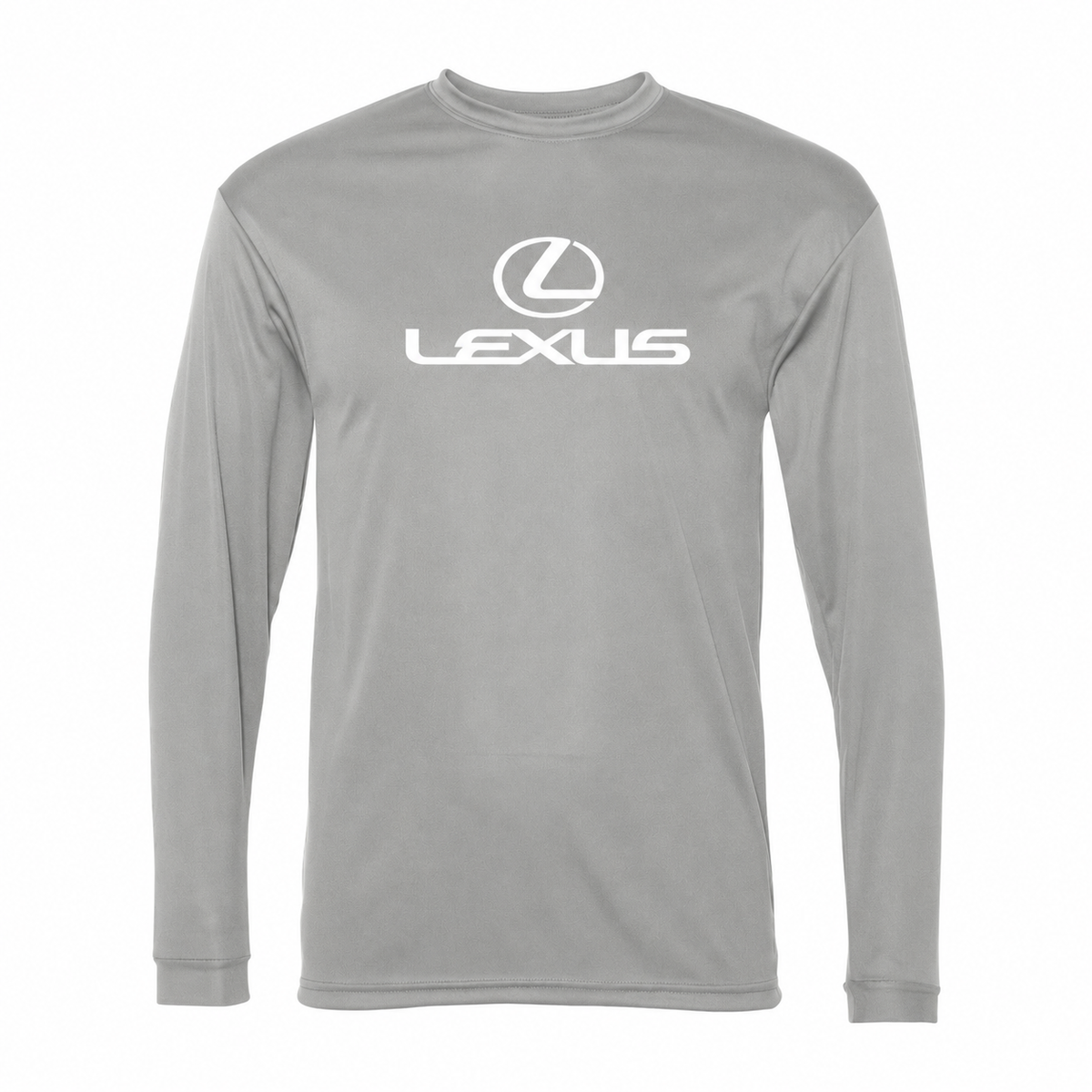 Men's Lexus Car - Polyester Long Sleeve T-Shirt | Silver | Front