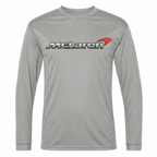 Men’s McLaren Car Polyester Long Sleeve T-Shirt | Silver | Front