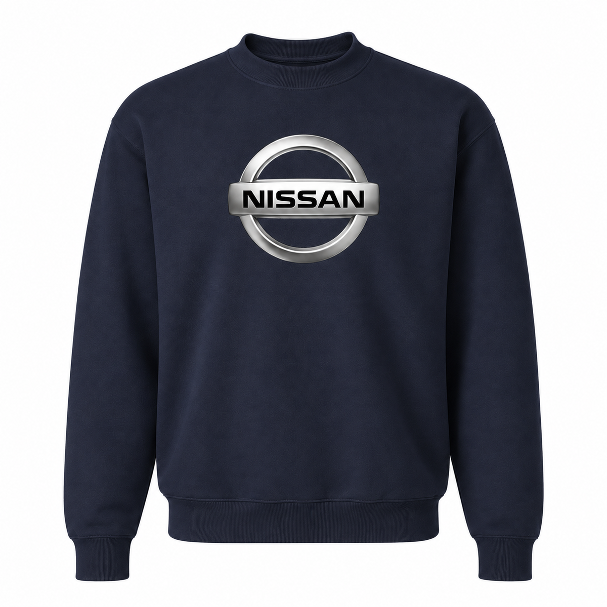 Men’s Nissan Car Crewneck Sweatshirt | Color: Navy | Front