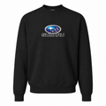Men’s Subaru Car Crewneck Sweatshirt | Color: Black | Front