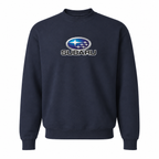Men’s Subaru Car Crewneck Sweatshirt | Color: Navy | Front