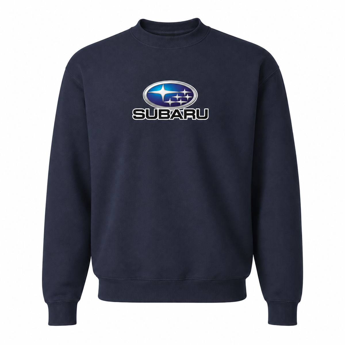 Men’s Subaru Car Crewneck Sweatshirt | Color: Navy | Front