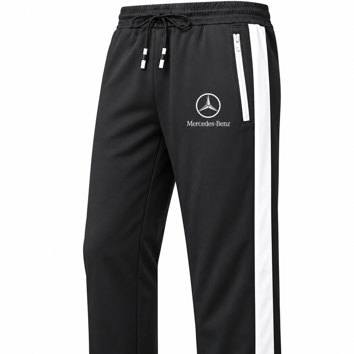Men's Mercedes-Benz Luxury Car Dri-Fit TrackSuit | Color: Black | Image 4