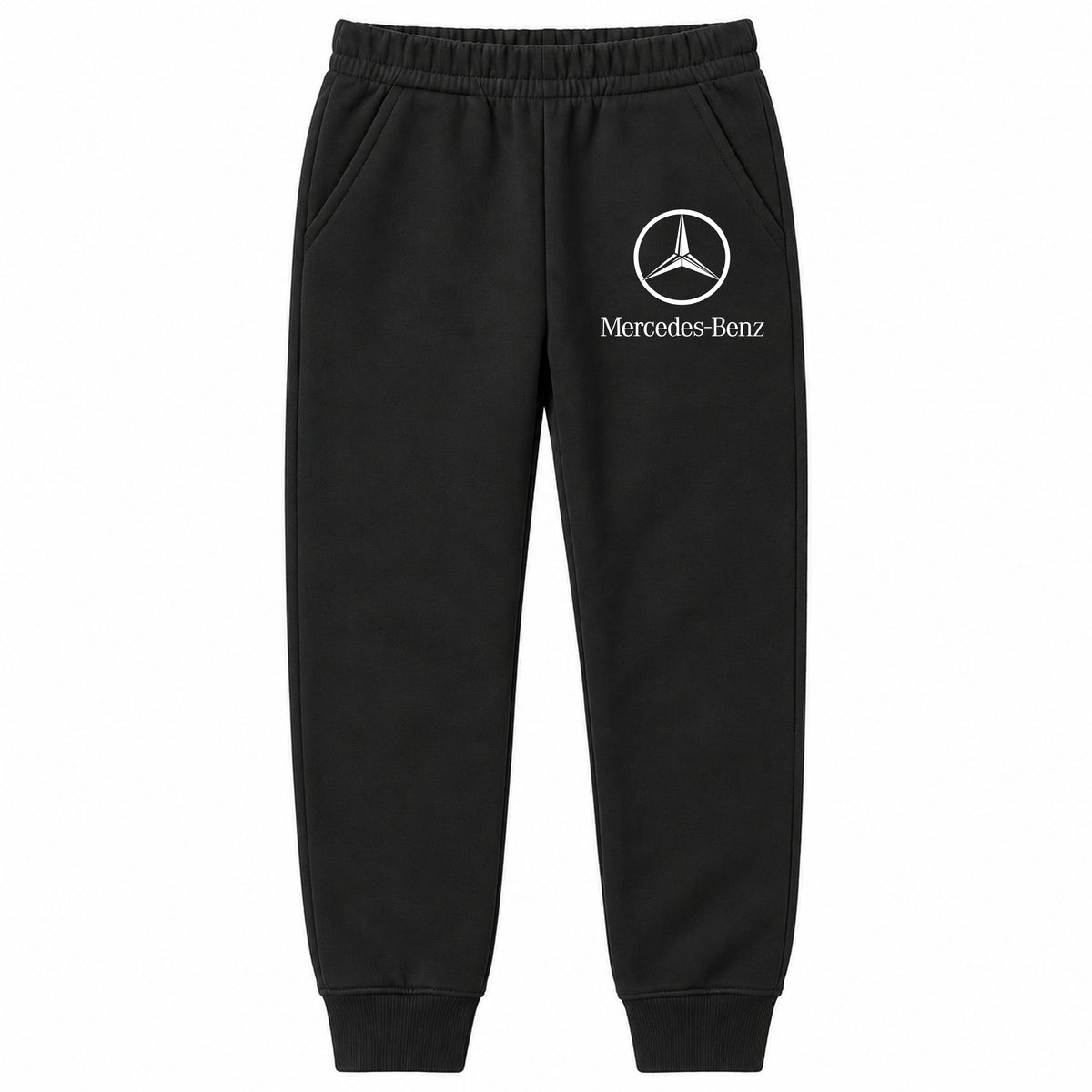 Mercedes-Benz Luxury youth jogger sweatpants in Black, Youth Large ages 10–12