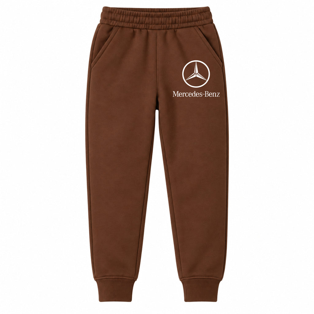 Mercedes-Benz Luxury youth jogger sweatpants in Brown, Youth Large ages 10–12
