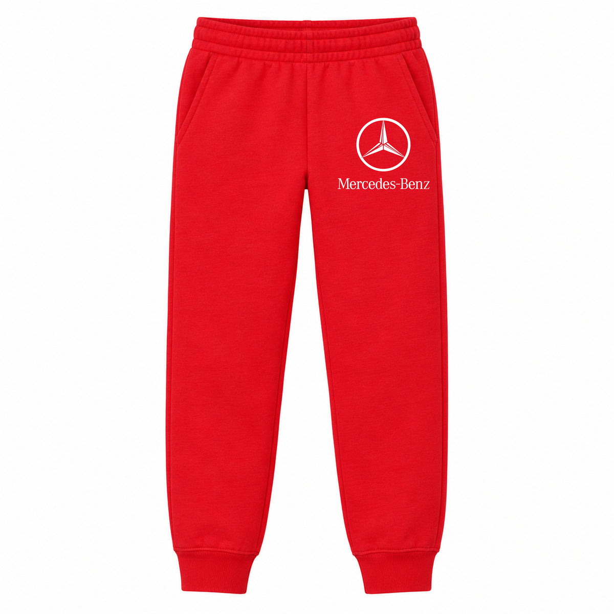 Mercedes-Benz Luxury youth jogger sweatpants in Red, Youth Large ages 10–12