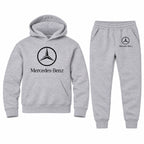 Mercedes-Benz Luxury youth hoodie jogger set, Sports Grey, Youth Large ages 10–12