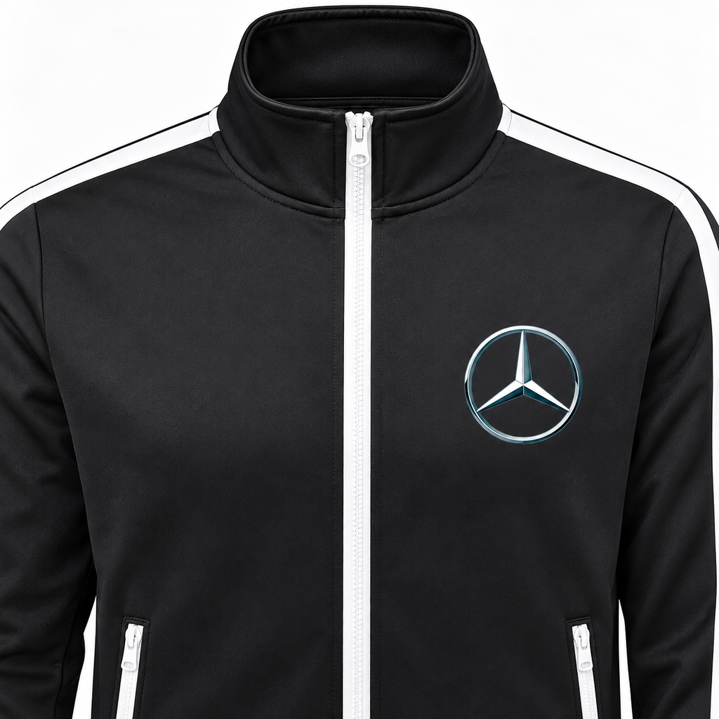 Men's Mercedes-Benz NEW Car Dri-Fit TrackSuit | Color: Black | Image 3