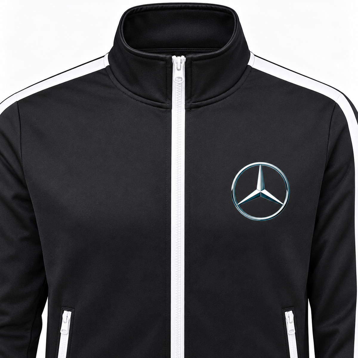 Men's Mercedes-Benz NEW Car Dri-Fit TrackSuit | Color: Black | Image 3