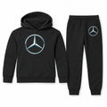 Mercedes-Benz New youth hoodie jogger set, Black, Youth Large ages 10–12