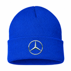 Men's Mercedes-Benz New Beanie Hat — Blue — clean front main