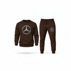 Men's Mercedes-Benz New Sweatshirt Joggers Set | Color: Brown | Main