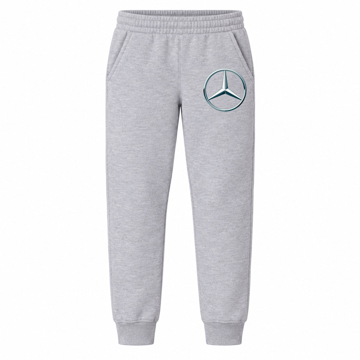 Mercedes-Benz New youth jogger sweatpants in Grey, Youth Large ages 10–12