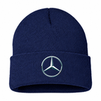 Men's Mercedes-Benz New Beanie Hat — Navy — clean front main