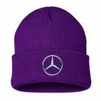 Men's Mercedes-Benz New Beanie Hat — Purple — clean front main
