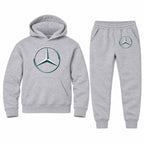 Mercedes-Benz New youth hoodie jogger set, Sports Grey, Youth Large ages 10–12