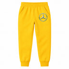 Mercedes-Benz New youth jogger sweatpants in Yellow, Youth Large ages 10–12