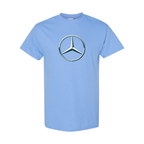 Mercedes-Benz New youth cotton T-shirt — Sky Blue