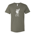 Men’s  Liverpool L.F.C Soccer  - BELLA + CANVAS - Jersey V-Neck Tee - 3005