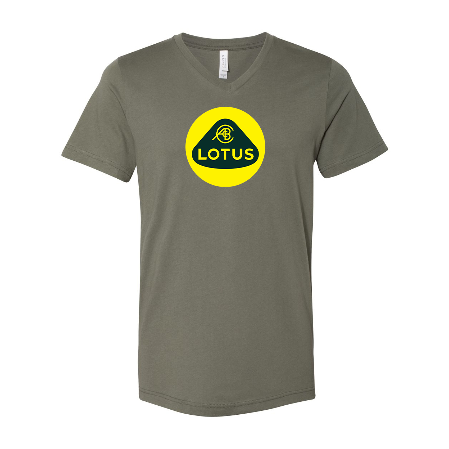 Men’s Lotus Car - BELLA + CANVAS - Jersey V-Neck Tee - 3005