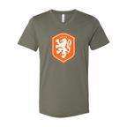 Men’s  Netherlands National Soccer Team  - BELLA + CANVAS - Jersey V-Neck Tee - 3005