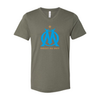 Men’s Olympique de Marseille FC - BELLA + CANVAS - Jersey V-Neck Tee - 3005