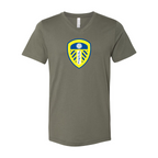 Men’s Leeds United Football Club - BELLA + CANVAS - Jersey V-Neck Tee - 3005