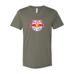 Men’s New York Red Bulls FC - BELLA + CANVAS - Jersey V-Neck Tee - 3005